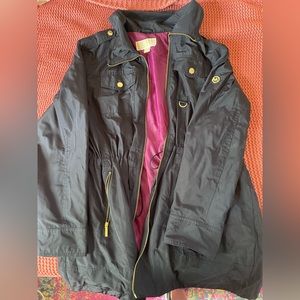 Michael Kors Navy Raincoat Size L